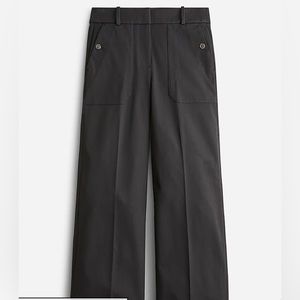 JCrew Sydney Wide-leg Pant in bi-stretch cotton